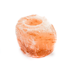 Świecznik solny, różowy