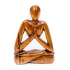 Ręcznie rzeźbiona statuetka Namaste, 20x15 cm