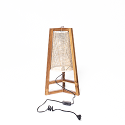 Drewniana lampa stołowa Agni